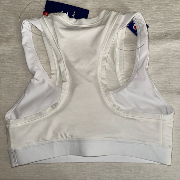 Champion Sports Bra Womens XS White Absolute Mesh Moderate Impact Double Dry NWT - Picture 3 of 8